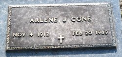 Clara Arlene <I>Johnson</I> Cone 