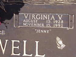 Virginia “Jenny” <I>Vaughn</I> Caldwell 