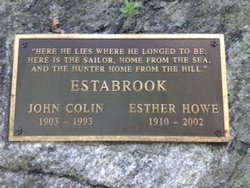 Esther Leonora “Ann” <I>Howe</I> Estabrook 