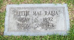 Hettie Mae <I>Browne</I> Rabia 