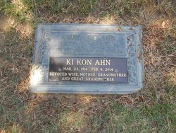 Mrs Ki Kon Ahn 