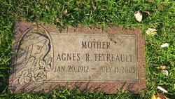 Agnes R <I>Daigneault</I> Tetreault 