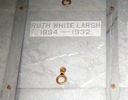 Ruth Terry <I>White</I> Larsh 
