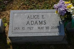 Alice Evelyn <I>Higginbotham</I> Adams 