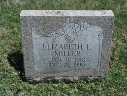 Elizabeth Lucille <I>Wear</I> Miller 