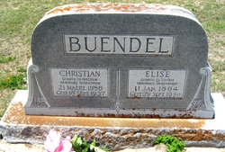 Elise <I>Bruns</I> Buendel 