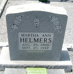 Martha Ann Helmers 