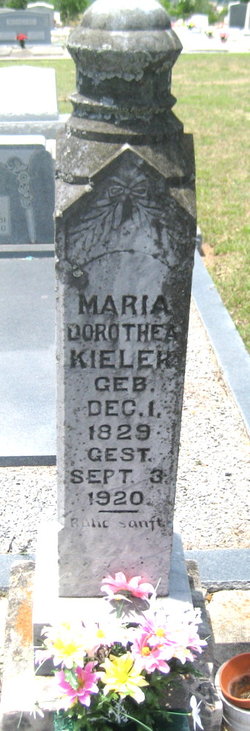 Maria Dorathea <I>Kohleffel</I> Kieler 