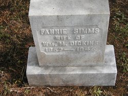 Fannie <I>Sims</I> Dickins 