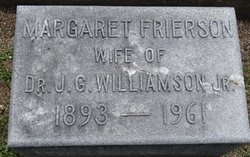 Margaret McLemore <I>Frierson</I> Williamson 