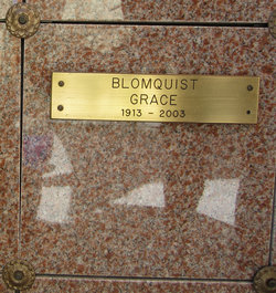 Grace Eleanor Blomquist 