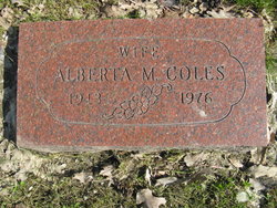 Alberta M. <I>Perkins</I> Coles 