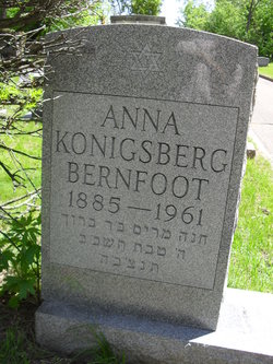 Anna <I>Konigsberg</I> Bernfoot 