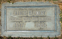 Alice Hutchins <I>Hutchins</I> Colby 