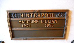 Madeline L <I>Mann</I> Hinterpohl 