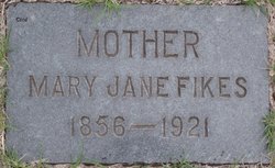 Mary Jane <I>Fikes</I> Hunt 