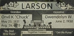 Orvil K “Chuck” Larson 