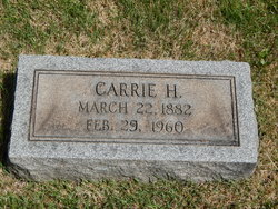 Caroline Houston “Carrie” <I>Kenney</I> Oram 