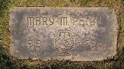 Mary M <I>Albano</I> Petru 
