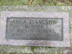 Anna <I>Anderson</I> Isaacson 
