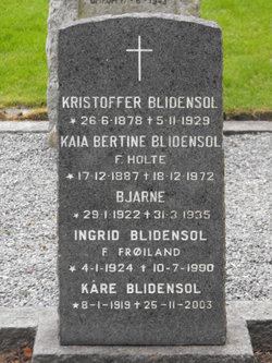 Kaia Bertine <I>Holte</I> Blidensol 