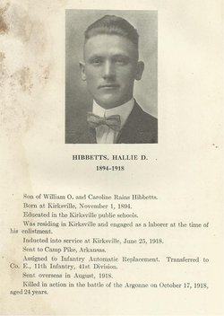 PVT Hallie D. Hibbets 