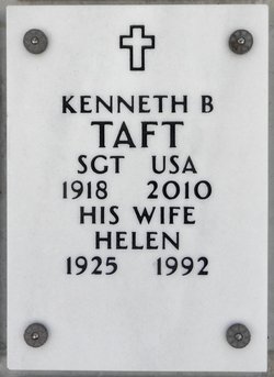 Sgt Kenneth B Taft 
