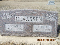 Ella Rose <I>Welch</I> Claassen 