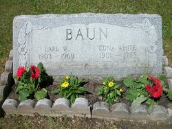Edna <I>White</I> Baun 