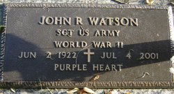 Sgt John R. Watson 