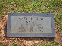 Mary Pauline <I>Deaton</I> Wyatt 