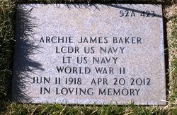 LCDR Archie James “Arch” Baker 