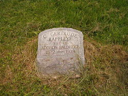 Carrie Gertrude <I>Rappleye</I> Baldridge 