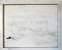 Beverly Yvonne <I>Fisk</I> Beeson 
