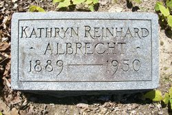 Kathryn <I>Reinhard</I> Albrecht 