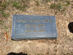 Malcolm Colin “Mack” Lewis 