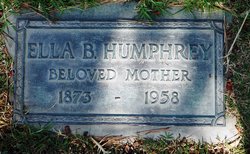 Cynthia Ella <I>Burch</I> Humphrey 