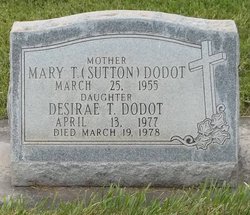 Mary T <I>Sutton</I> Dodot 