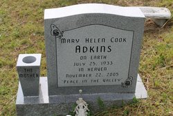 Mary Helen <I>Cook</I> Adkins 