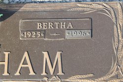 Bertha <I>Robinette</I> Branham 