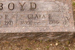 Clara F. <I>Sacks</I> Boyd 