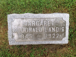 Margaret McDonald <I>Dugan</I> Landis 
