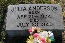 Julia <I>Arrington</I> Anderson 
