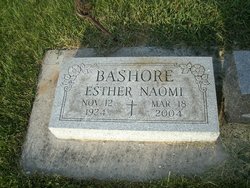 Esther Naomi <I>Inman</I> Bashore 