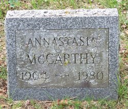 Anastasia “Ann” <I>Givens</I> McCarthy 