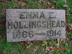 Emma Elizabeth <I>Shrack</I> Hollingshead 