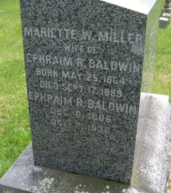 Marriette W. <I>Miller</I> Baldwin 