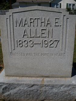 Martha Elizabeth <I>Guinn</I> Allen 