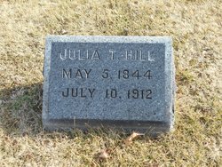 Julia W. <I>Teasdale</I> Hill 