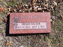 Bessie <I>Nelson</I> Watkins 